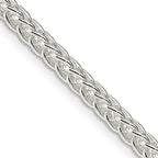 Sterling Silver 3mm Square Spiga Chain
