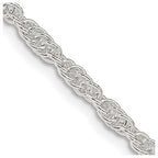 Sterling Silver 2.75mm Loose Rope Chain