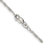 Sterling Silver 1.95mm Loose Rope Chain