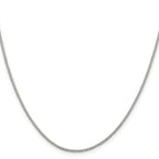 Sterling Silver 1.6mm Corona Chain