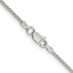 Sterling Silver 1.6mm Corona Chain