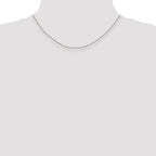Sterling Silver 1.6mm Corona Chain