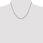 Sterling Silver 2.4mm Corona Chain