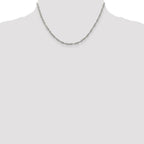 Sterling Silver 2.25mm Singapore Chain