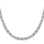 Sterling Silver 6.75mm Rolo Chain
