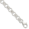Sterling Silver 8.00mm Belcher Light Bracelet