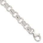 Sterling Silver 8.00mm Belcher Light Bracelet