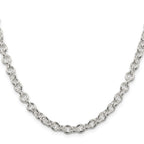 Sterling Silver 6.1mm Cable Chain