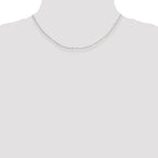 Sterling Silver 2.25mm Oval Cable Chain