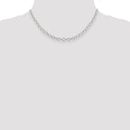 Sterling Silver 5.3mm Oval Cable Chain