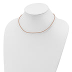 Sterling Silver 1.5mm Natural Leather Cord Necklace