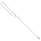 Sterling Silver Dolphin 9 inch Plus 1 inch Extender - Total 10 inch Anklet