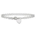 Sterling Silver Round Link Bracelet