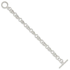 Sterling Silver Double Twist Link Bracelet