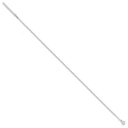 Sterling Silver 1.5mm Rolo Chain 9 inch Plus 1 inch Extender - Total 10 inch Anklet