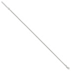 Sterling Silver 1.5mm Round Snake Chain 9 inch Plus 1 inch Extender - Total 10 inch Anklet