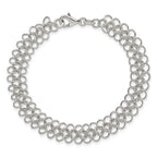 Sterling Silver Fancy Link Bracelet