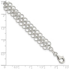 Sterling Silver Fancy Link Bracelet