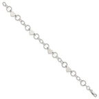 Sterling Silver Heart Bracelet