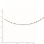 Sterling Silver Rhodium-plated 1mm Round Cubetto