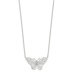 Sterling Silver Butterfly Necklace