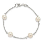Sterling Silver FW Cultured Pearl Bracelet