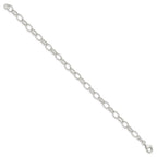 Sterling Silver Polished Fancy Link Bracelet