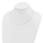 Sterling Silver Polished Beaded Necklace