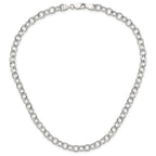 Sterling Silver Cable 6.75mm Necklace