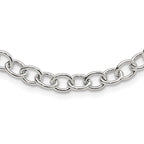 Sterling Silver Cable 6.75mm Necklace