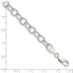 Sterling Silver Cable 6.75mm Bracelet