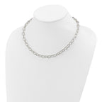 Sterling Silver Open Link Cable 8.50mm Necklace
