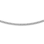 Sterling Shimmer Sterling Silver Rhodium-plated 36 inch 269 Stone CZ Riviera Necklace