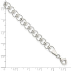 Sterling Silver Polished Beaded Bracelet