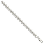 Sterling Silver Fancy Polished San Marco Bracelet