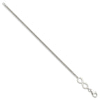 Sterling Silver Infinity Symbol Bracelet