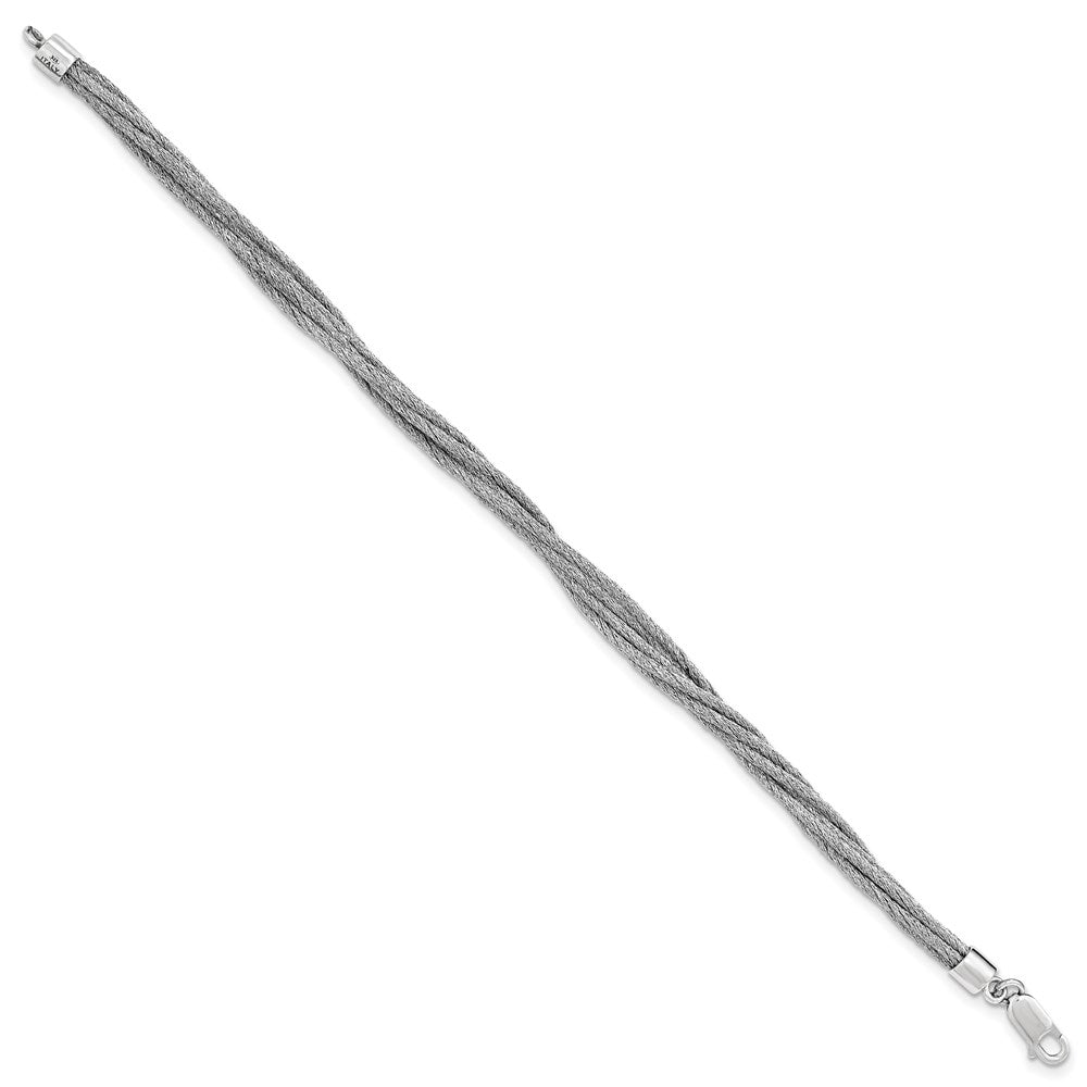 Sterling Silver Wire Mesh 6 Strand Bracelet