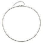 Sterling Silver 3.25mm w/2in. Ext Cubetto Chain