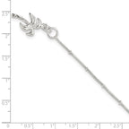 Sterling Silver Palm Tree Anklet
