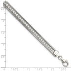 Sterling Silver CZ Polished Bracelet