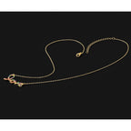 Prizma Sterling Silver Gold-tone 14K Flash Gold-plated 16 inch Colorful CZ LOVE Necklace with 2 inch Extender