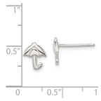 Sterling Silver Madi K Umbrella Post Earrings