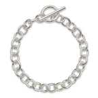 Sterling Silver 7.5inch Fancy Link Bracelet