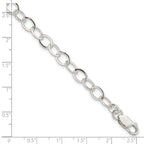 Sterling Silver 7.5inch Fancy Link Bracelet