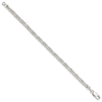 Sterling Silver 7.5inch Polished Fancy Link Bracelet