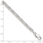 Sterling Silver 7.5inch Polished Fancy Link Bracelet