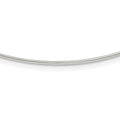 Sterling Silver Solid Polished 1.2mm Neck Wire Necklace