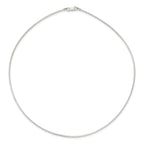 Sterling Silver Solid Polished 1.4mm Neck Wire Necklace
