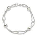 Sterling Silver Fancy Bracelet
