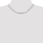 Sterling Silver 7.3mm Magic Herringbone Chain